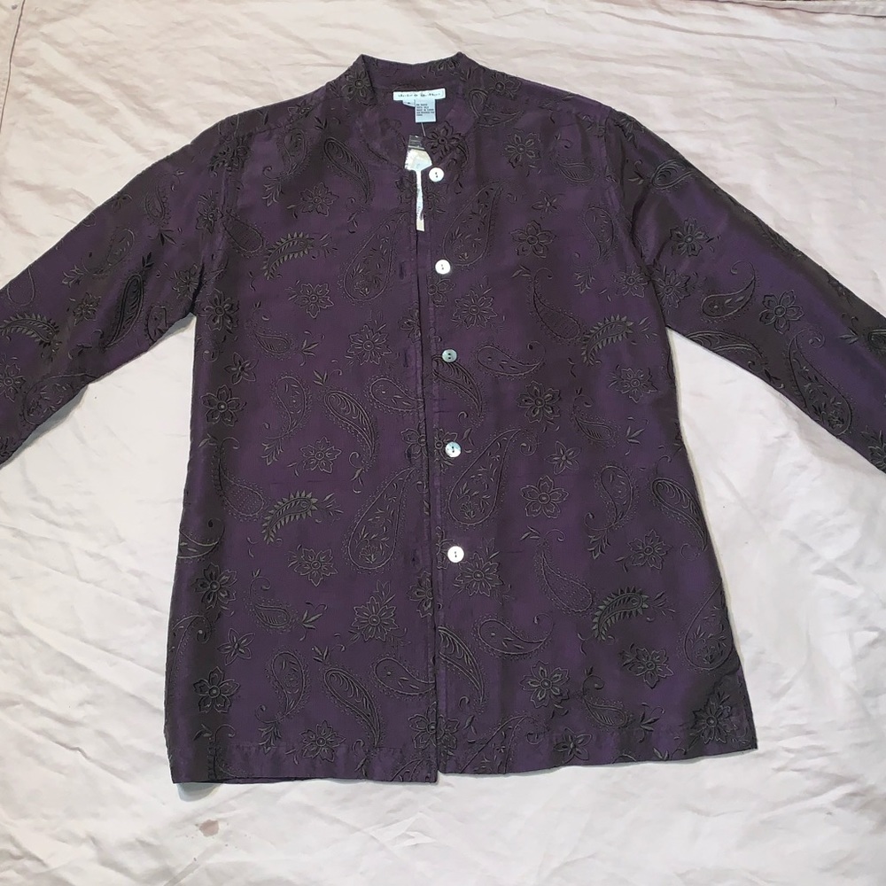 Debra Deroo Button-Down, Size X-Small/S